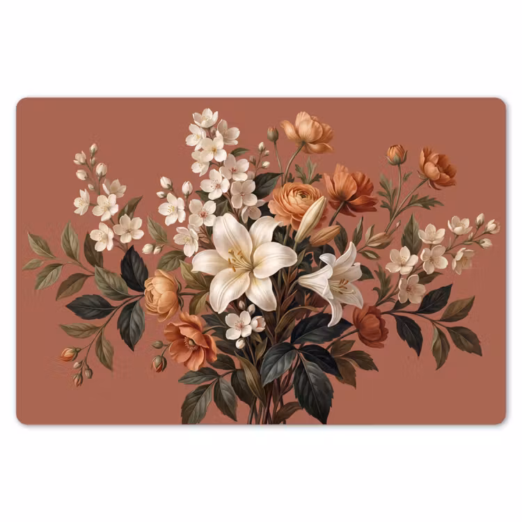 Placemat - 6 stuks - Boeket - Retro - Kleurrijk — 7