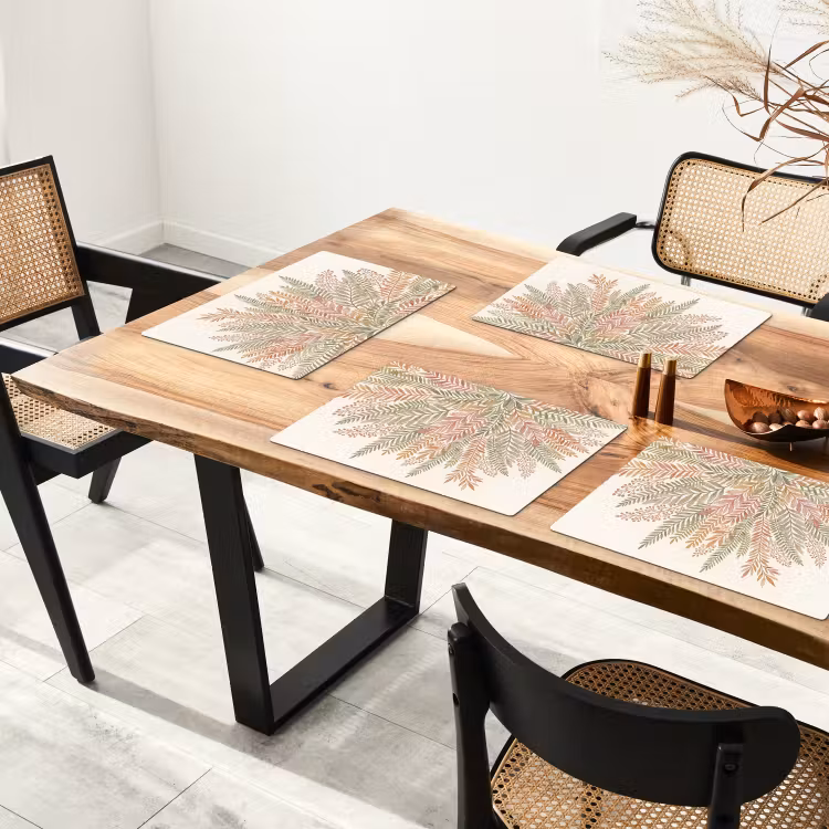 Placemat - 6 stuks - Botanisch - Aquarel - Kleurrijk — 5