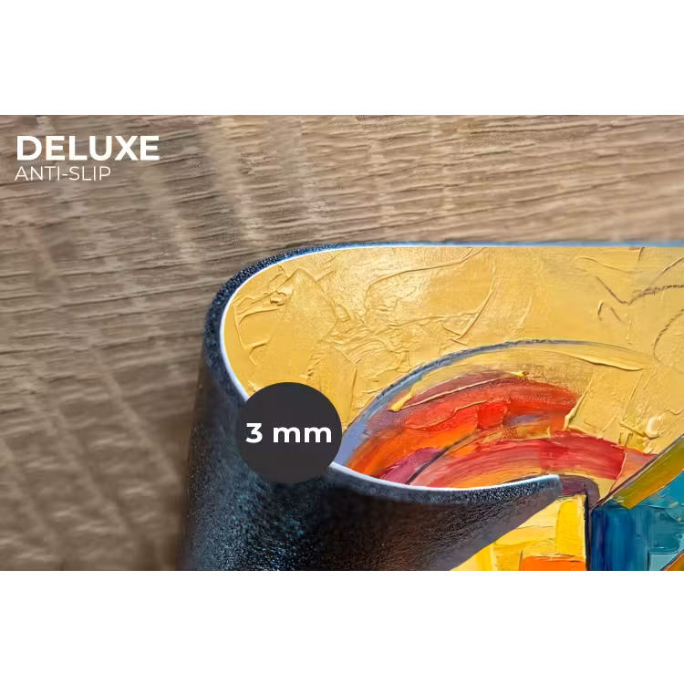 Placemat - 6 stuks - Abstract - Cirkels - Schilderij - Kleurrijk - Dynamisch — 4