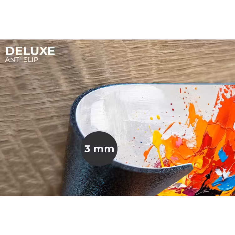 Placemat - 6 stuks - Abstract - Schilderij - Kleurrijk - Dynamisch — 4