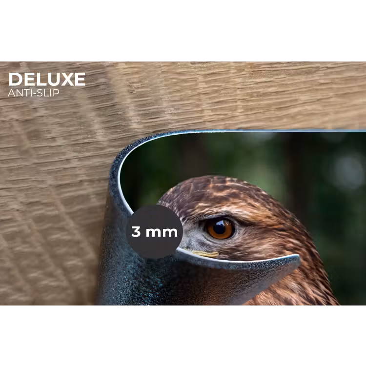 Placemat - 6 stuks - Buizerd - Roofvogel - Natuur - Bruin — 4