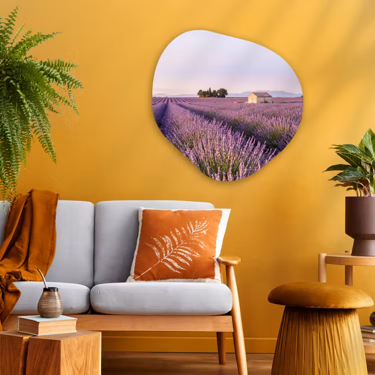 Organische vorm aluminium - Lavendel - Landschap - Sereen - Paars — 3