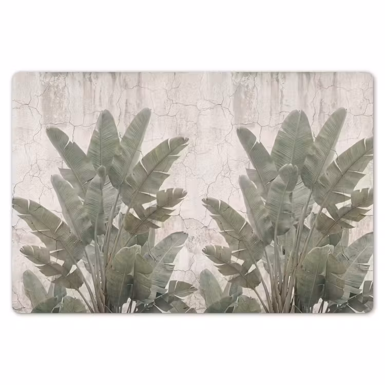 Placemat - 6 stuks - Bananenbladeren - Beton - Groen — 7