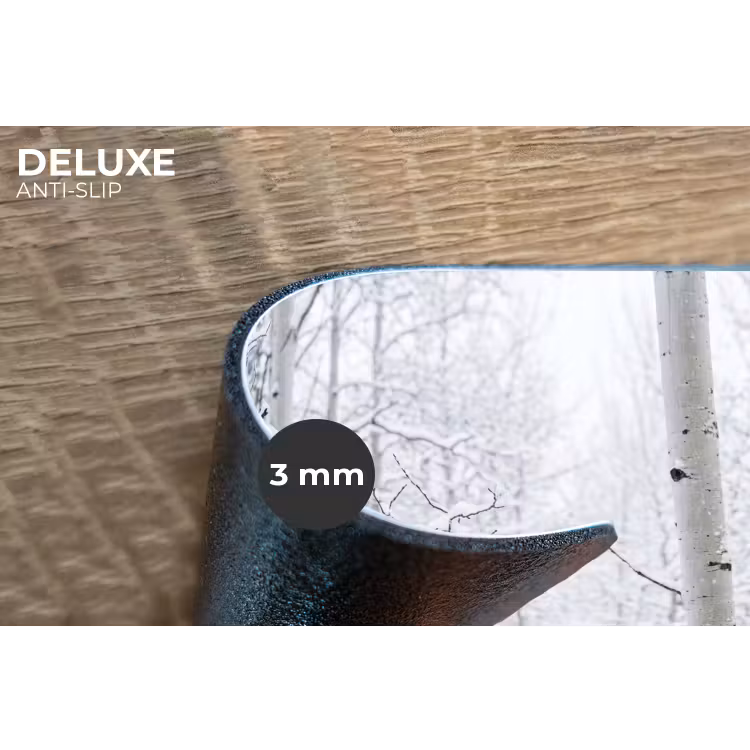 Placemat - 6 stuks - Berkenbomen - Sneeuw - Winter - Bos - Wit — 4
