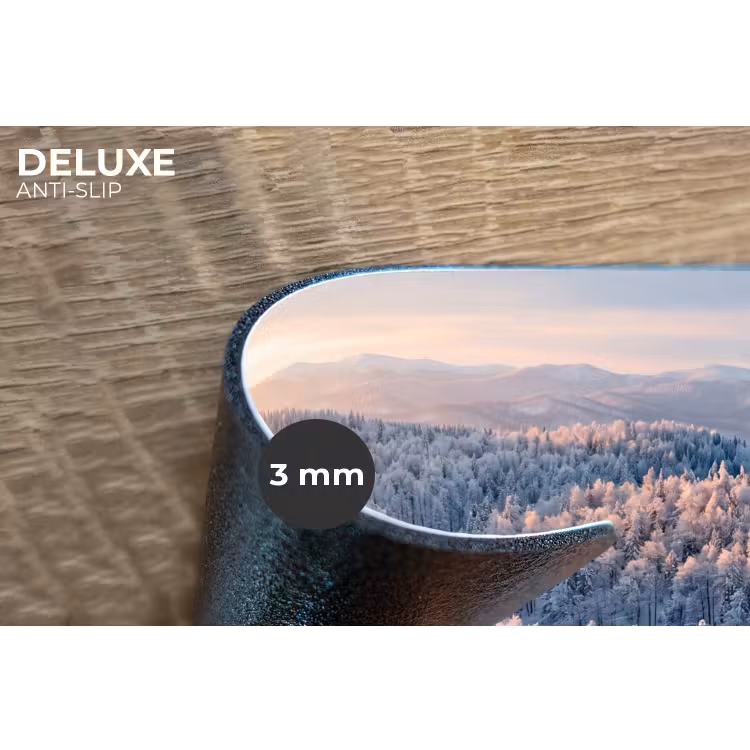 Placemat - 6 stuks - Bos - Bergen - Goud - Winter - Warm — 4