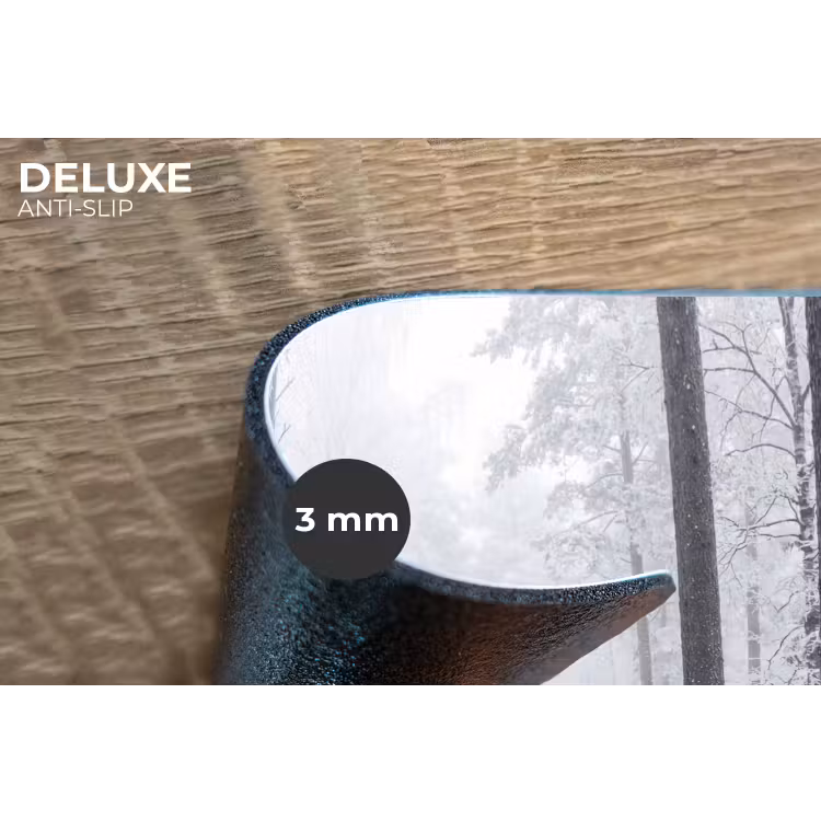Placemat - 6 stuks - Bos - Sneeuw - Pad - Winter - Stilte — 4