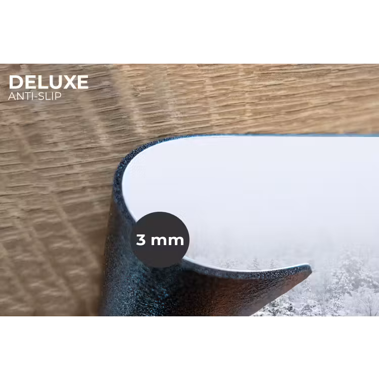 Placemat - 6 stuks - Bos - Sneeuw - Winter - Natuur - Wit — 4