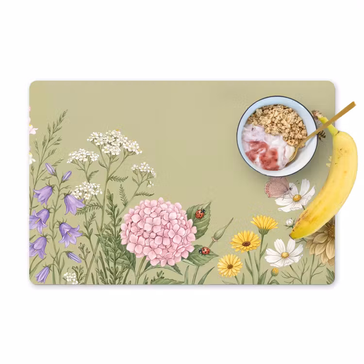 Placemat - 6 stuks - Botanisch - Bloemen - Kleurrijk — 1