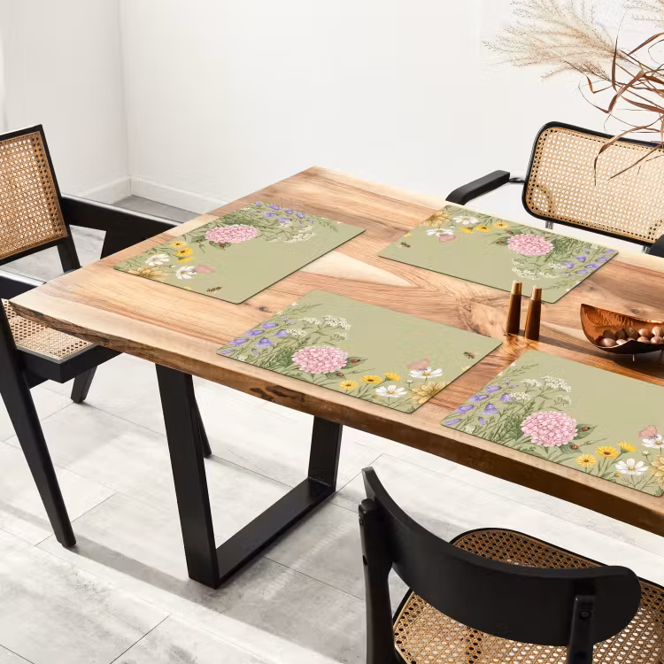 Placemat - 6 stuks - Botanisch - Bloemen - Kleurrijk — 5