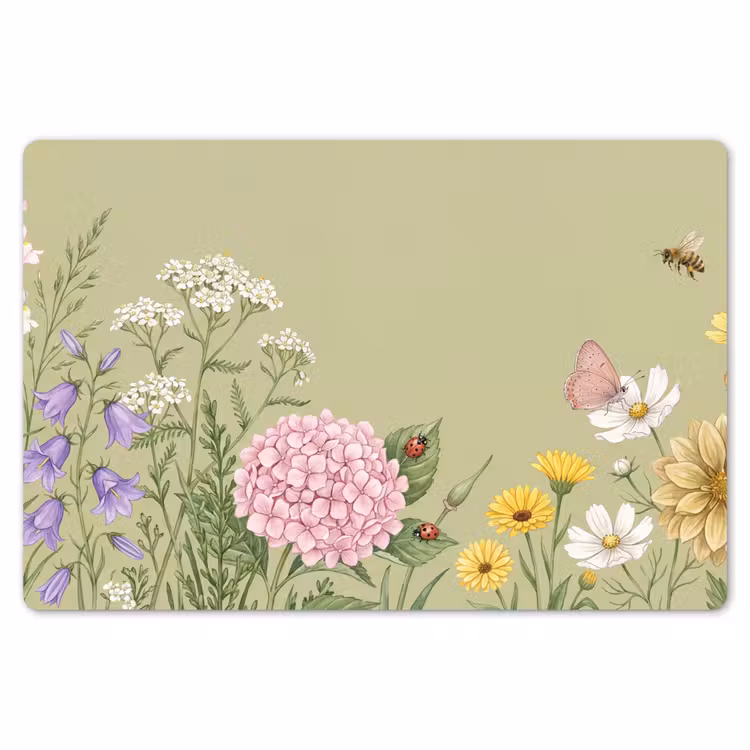 Placemat - 6 stuks - Botanisch - Bloemen - Kleurrijk — 7