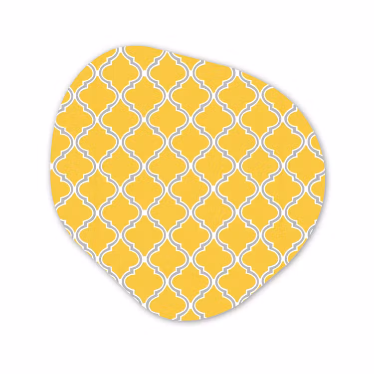 Organische vorm aluminium - Lantaarn - Arabesk - Elegant - Geel — 1
