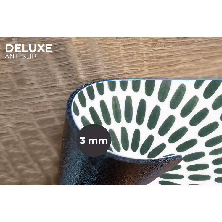 Placemat - 6 stuks - Abstract - Cirkel - Patroon - Modern - Groen — 4