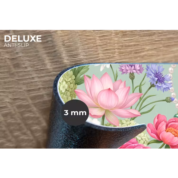 Placemat - 6 stuks - Bloemen - Patroon - Botanisch - Groen — 4