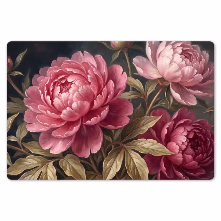 Placemat - 6 stuks - Bloemen - Roze - Klassiek - Natuur — 7