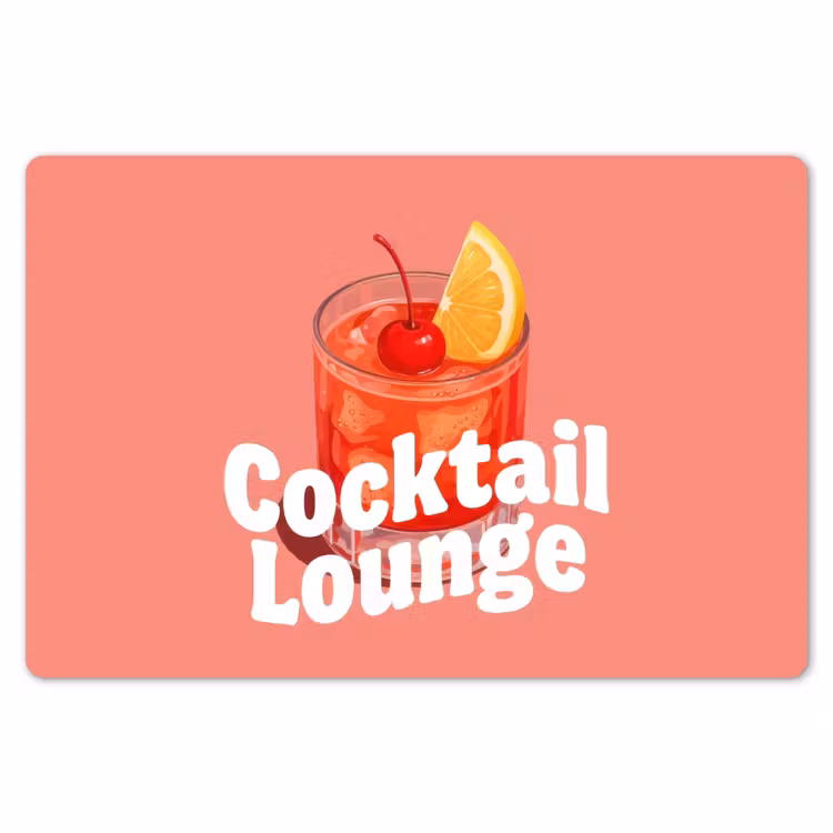 Placemat - 6 stuks - Cocktail Lounge - Glas - Koraal — 7