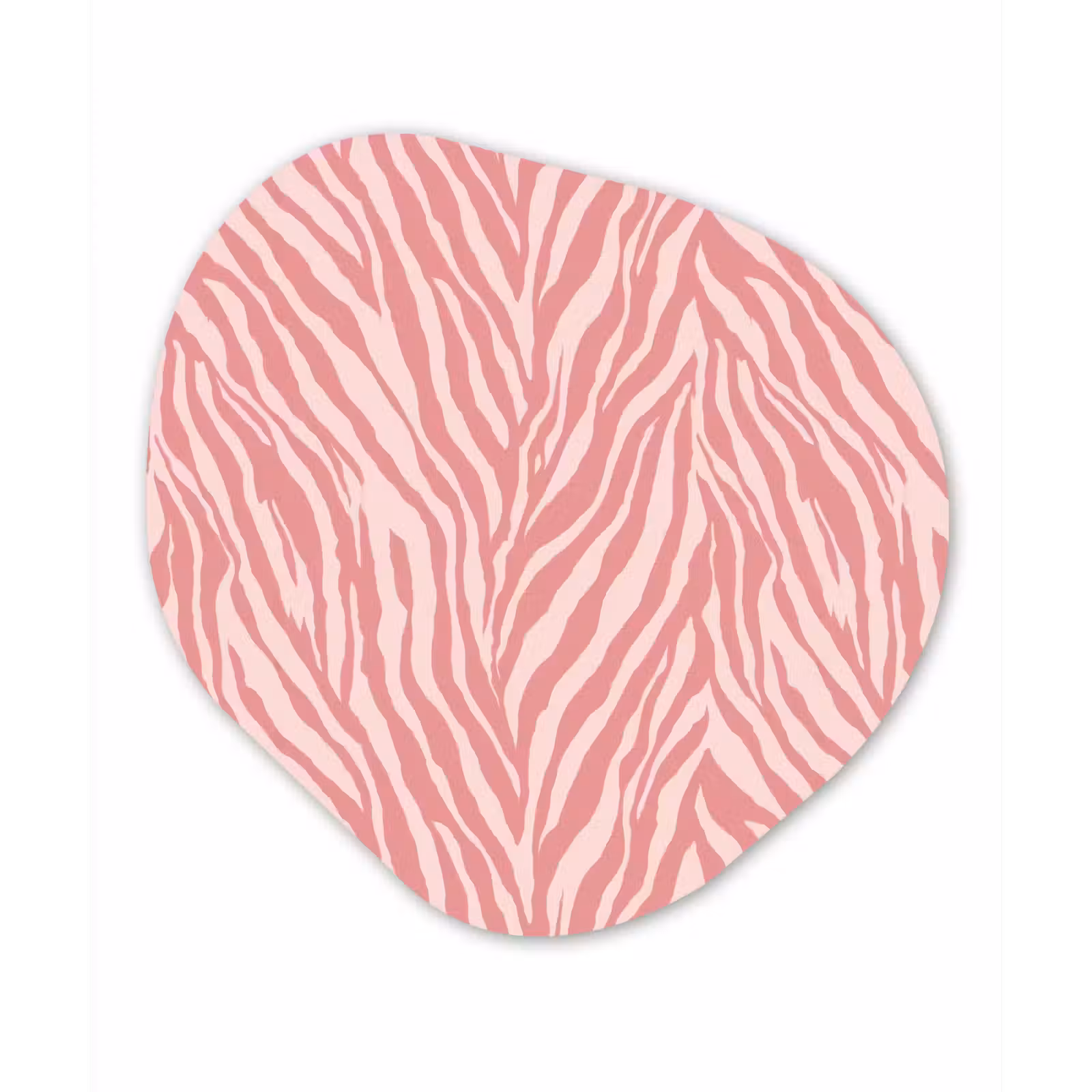 Organische vorm aluminium - Zebra - Print - Roze — 1
