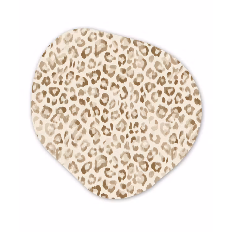 Organische vorm aluminium - Luipaard - Klassiek - Beige — 1