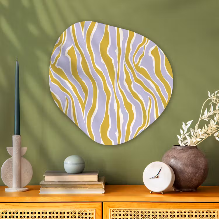 Organische vorm aluminium - Zebra - Modern - Meerkleurig — 2