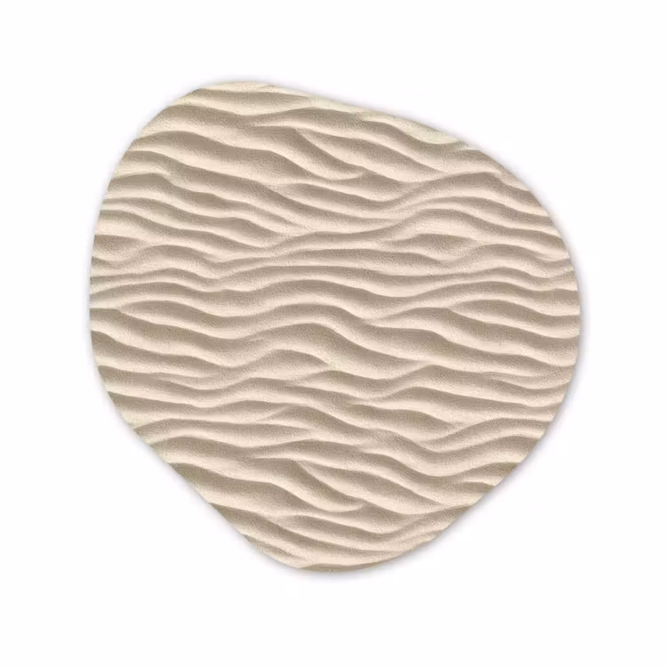Organische vorm aluminium - Zand - Golven - Beige — 1