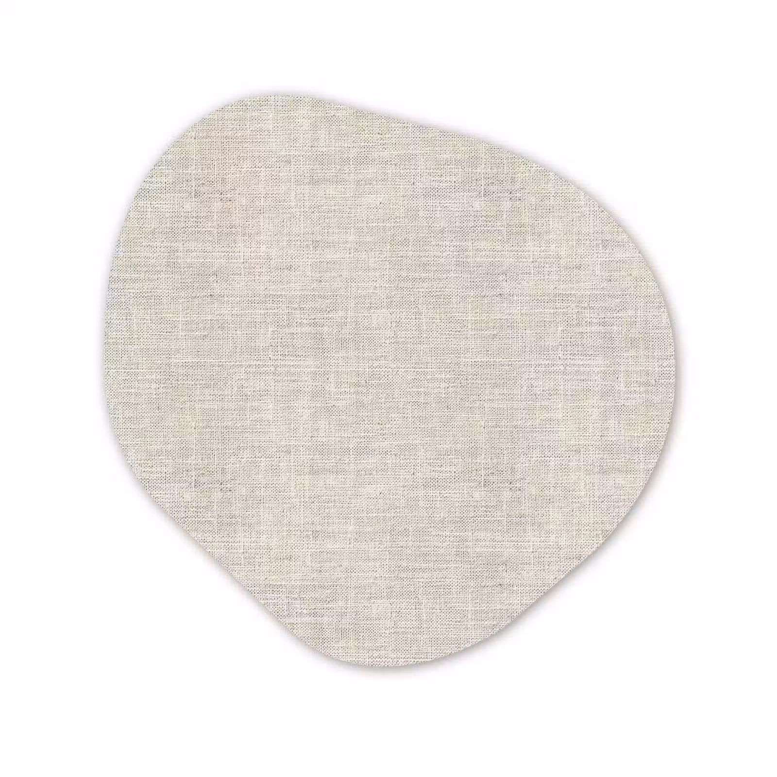 Organische vorm aluminium - Linnen - Textuur - Beige — 1