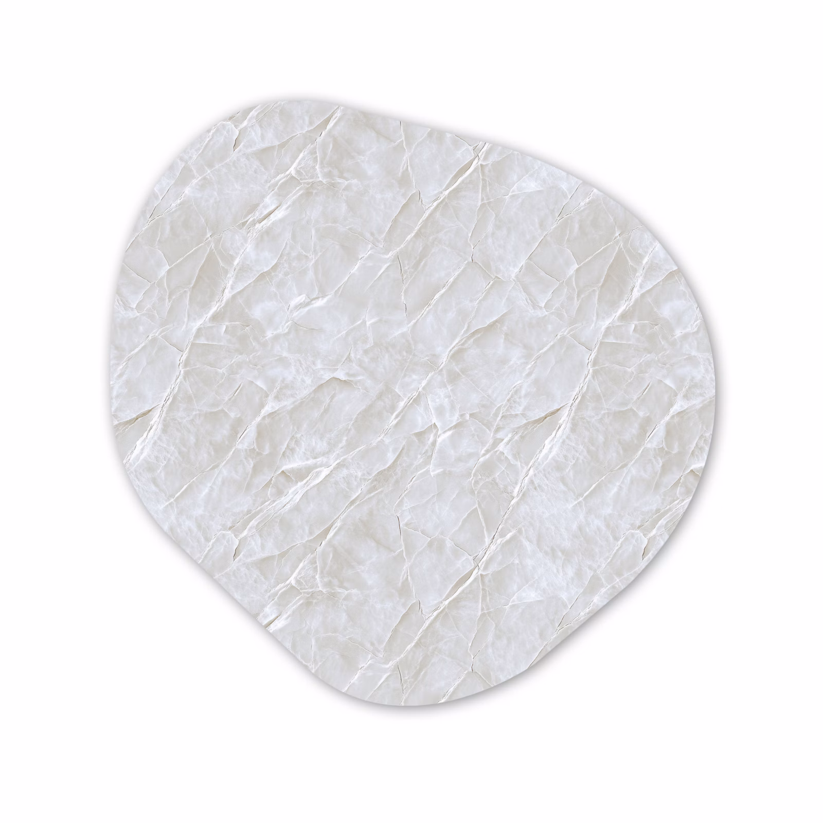 Organische vorm aluminium - Oppervlakte - Textuur - Grijs — 1