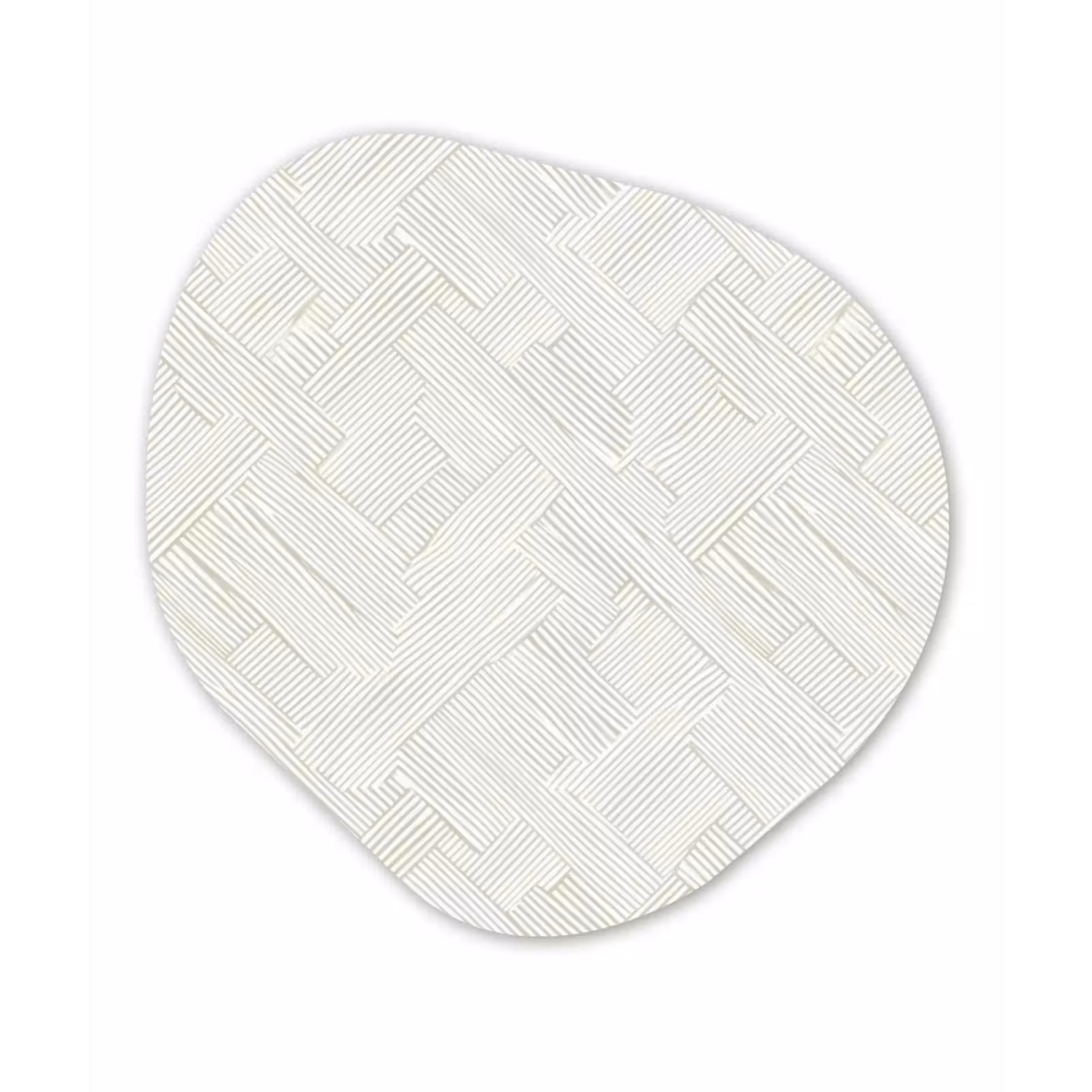 Organische vorm aluminium - Textuur - Abstract - Beige — 1
