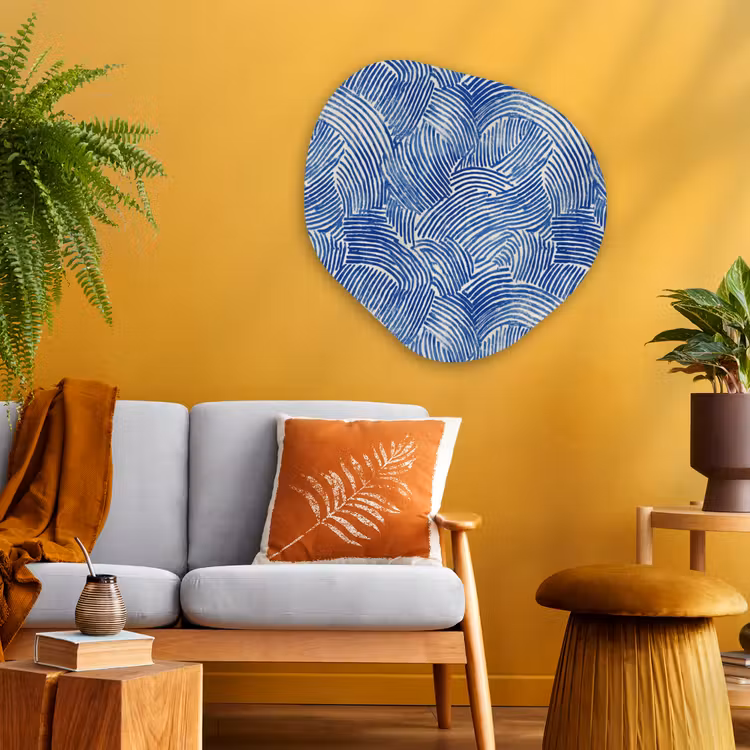 Organische vorm aluminium - Modern - Abstract - Blauw — 3