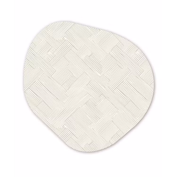Organische vorm aluminium - Textuur - Abstract - Beige — 1