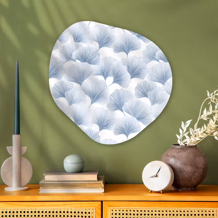 Organische vorm aluminium - Waaier - Modern - Blauw — 2