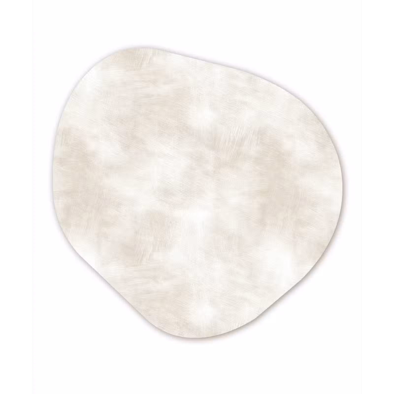 Organische vorm aluminium - Subtiel - Structuur - Beige — 1