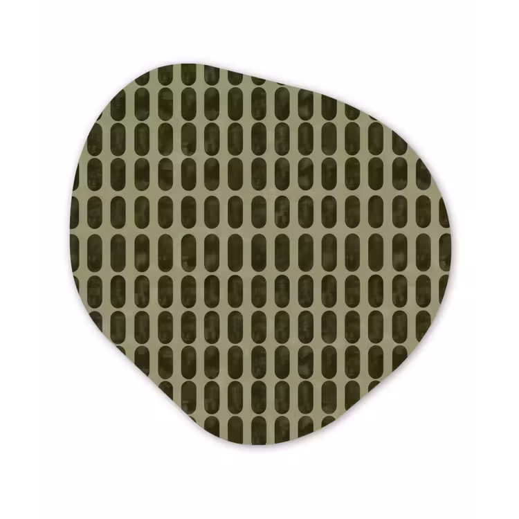 Organische vorm aluminium - Ritmisch - Effect - Groen — 1