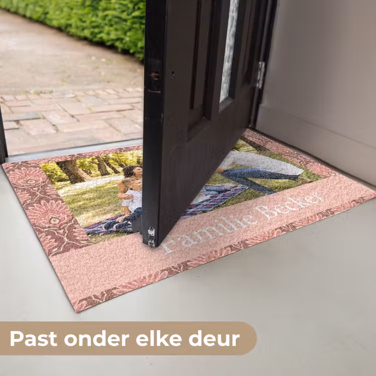 Personaliseerbare deurmat - Eigen - Foto - Rund - Balken - Unter — 6