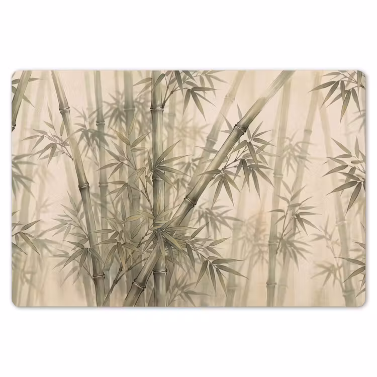 Placemat - 6 stuks - Bamboe - Bladeren - Aziatisch - Groen - Natuur — 7