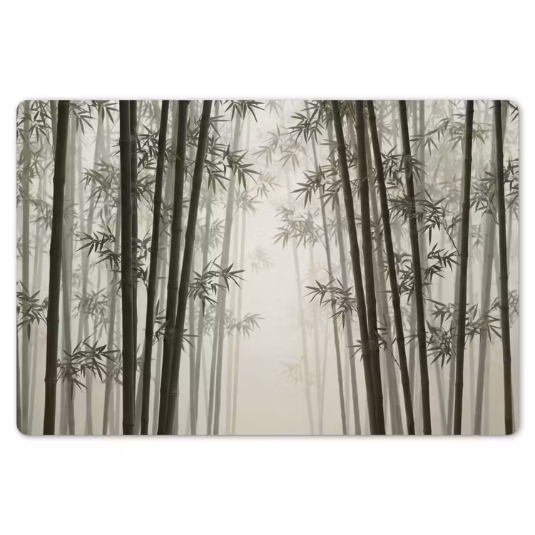 Placemat - 6 stuks - Bamboe - Bos - Mist - Natuur — 7