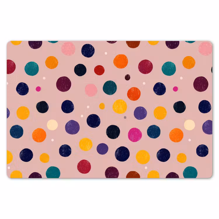 Placemat - 6 stuks - Cirkels - Patroon - Kleurrijk — 7