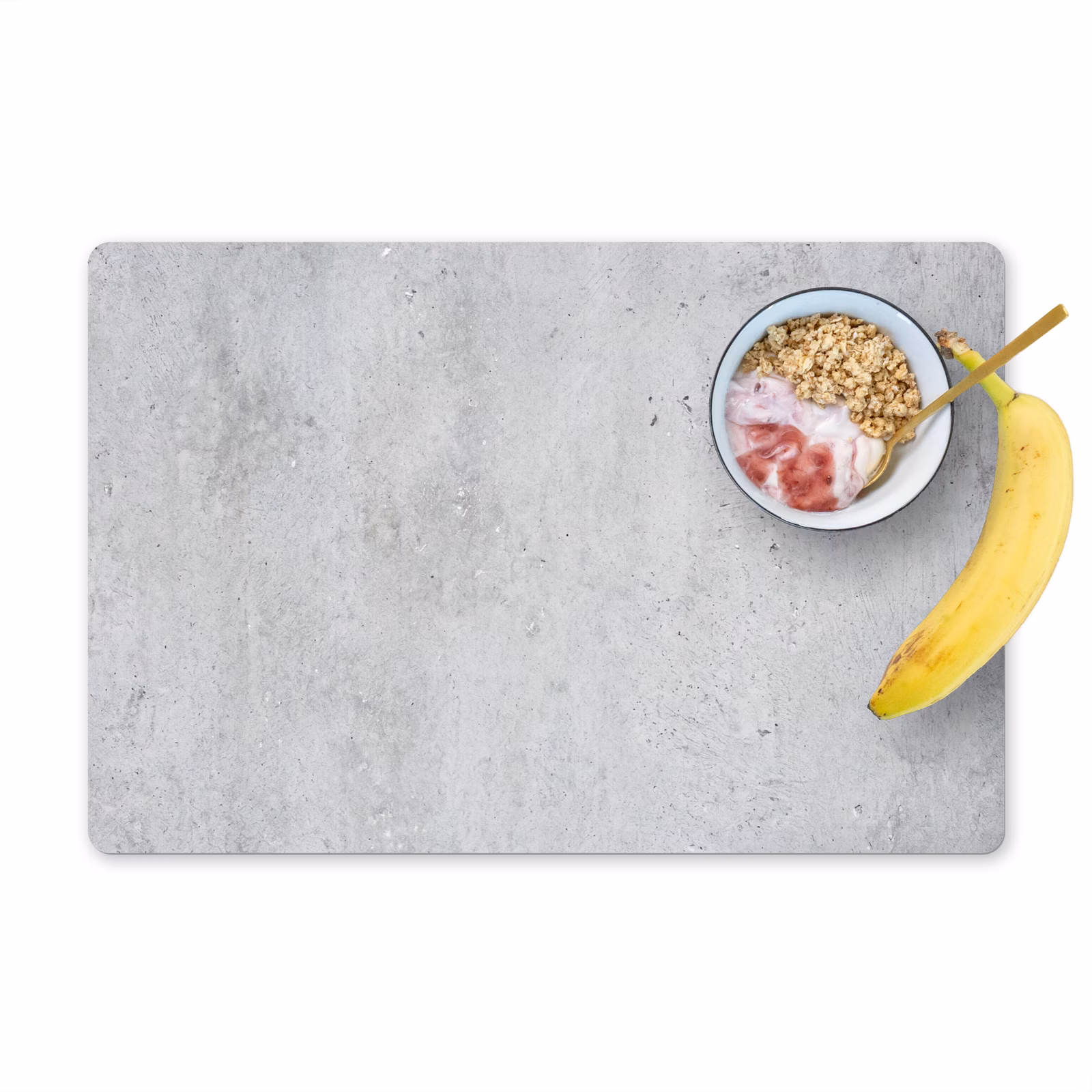 Placemat - 6 stuks - Beton - Textuur - Achtergrond - Grijs - Industrieel — 1