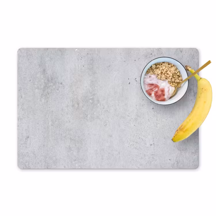 Placemat - 6 stuks - Beton - Textuur - Achtergrond - Grijs - Industrieel — 1