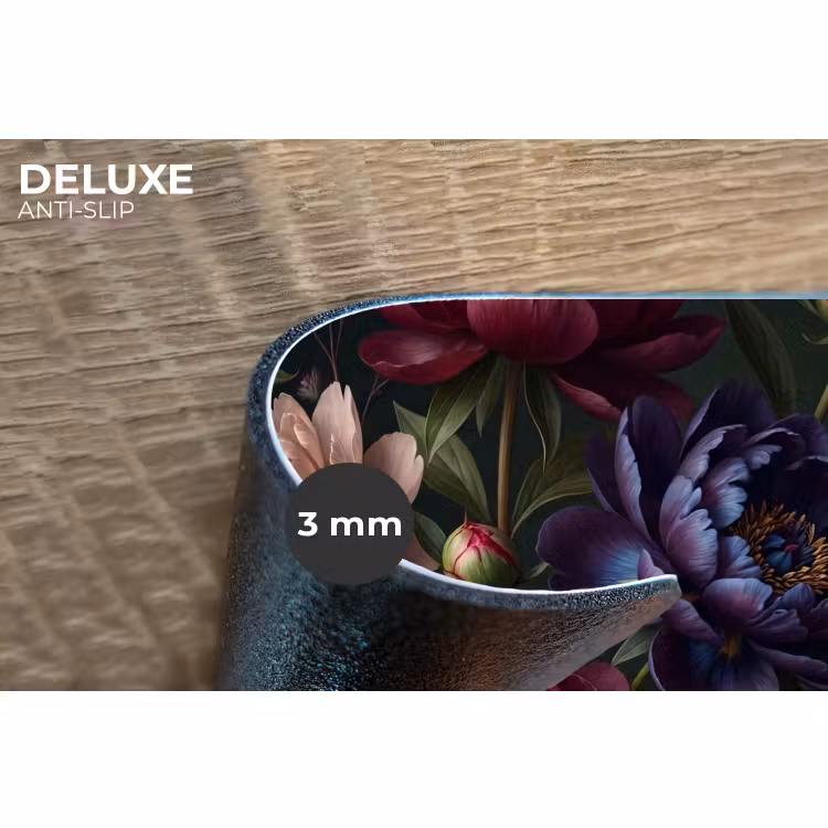 Placemat - 6 stuks - Bloemen - Boeket - Natuur - Modern - Donker — 4