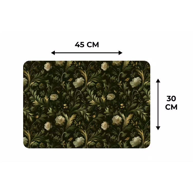 Placemat - 6 stuks - Botanisch - Naadloos - Bloemen — 3