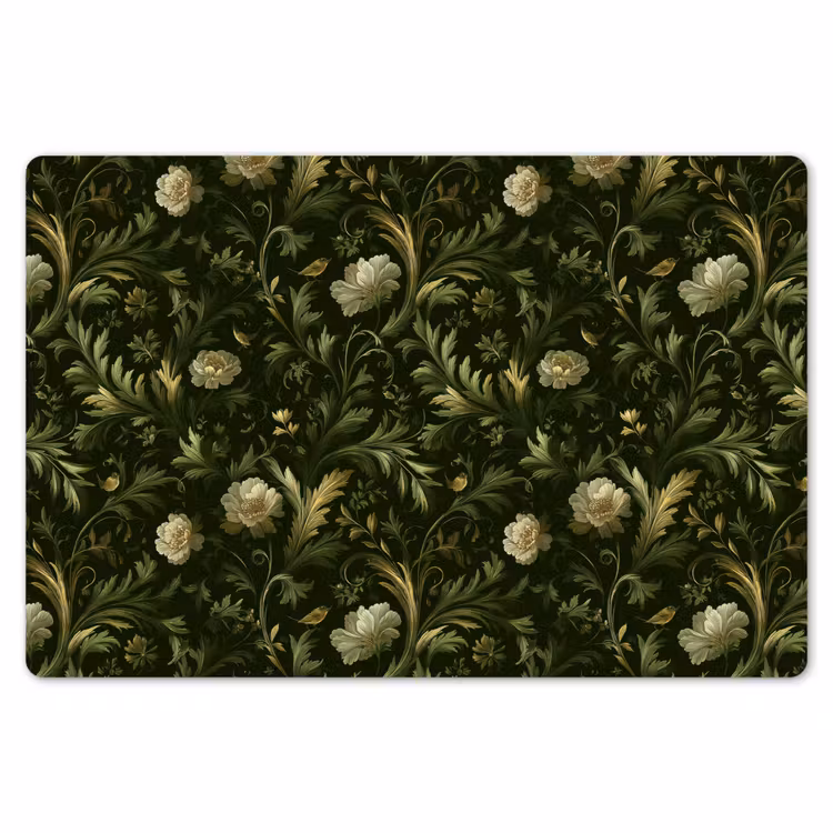 Placemat - 6 stuks - Botanisch - Naadloos - Bloemen — 7