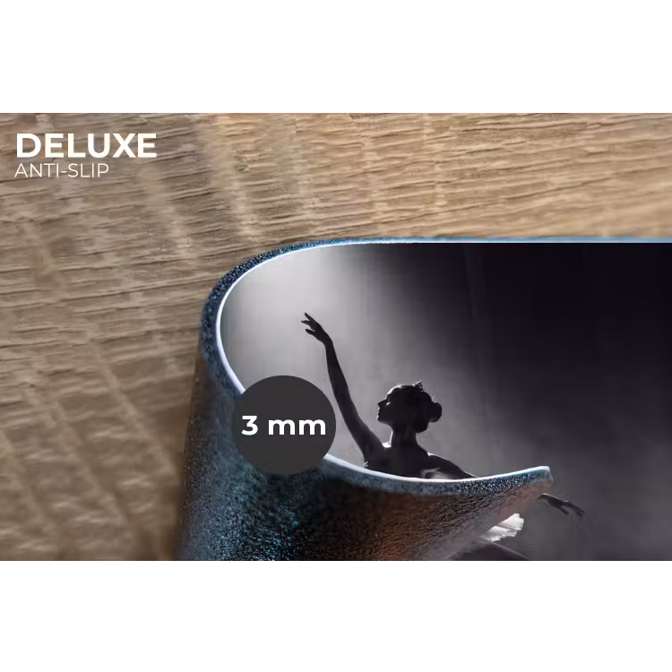 Placemat - 6 stuks - Danser - Podium - Zwart-wit - Kunst - Klassiek — 4