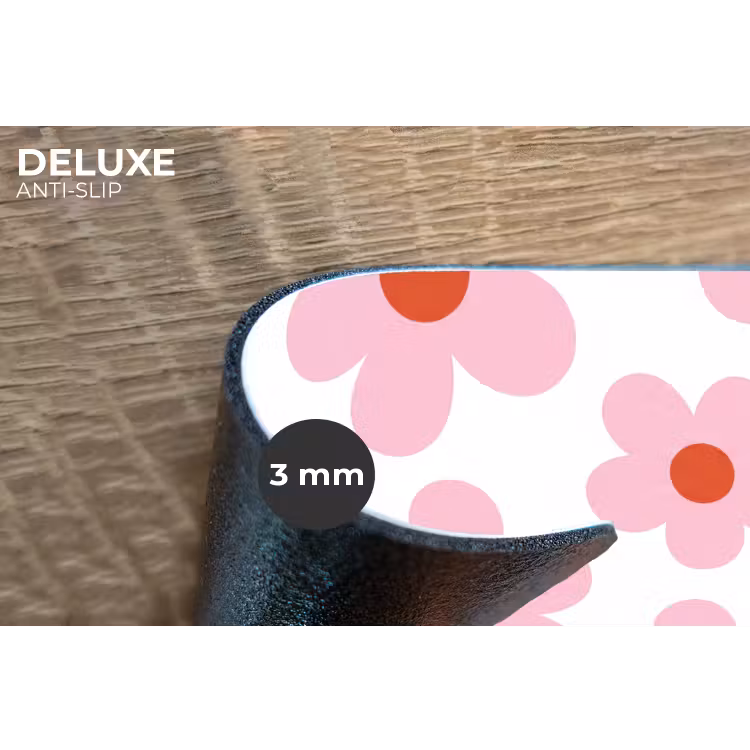 Placemat - 6 stuks - Bloemen - Patroon - Modern - Roze - Wit — 4