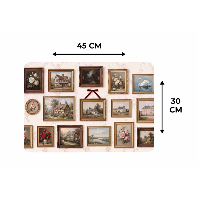 Placemat - 6 stuks - Dier - Kat - Portret - Klassiek — 3