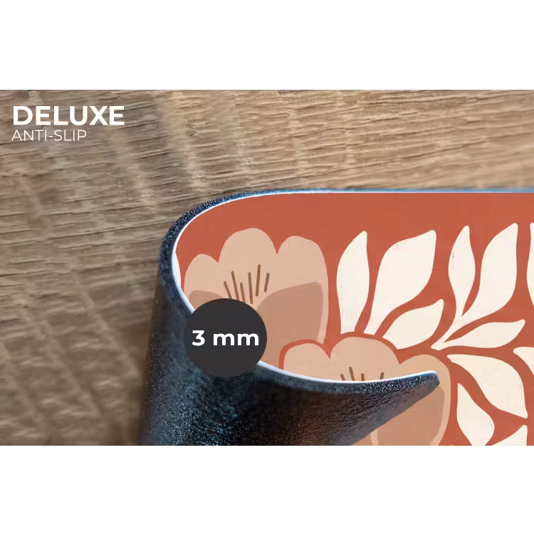Placemat - 6 stuks - Bloemen - Abstract - Modern - Beige - Natuur — 4