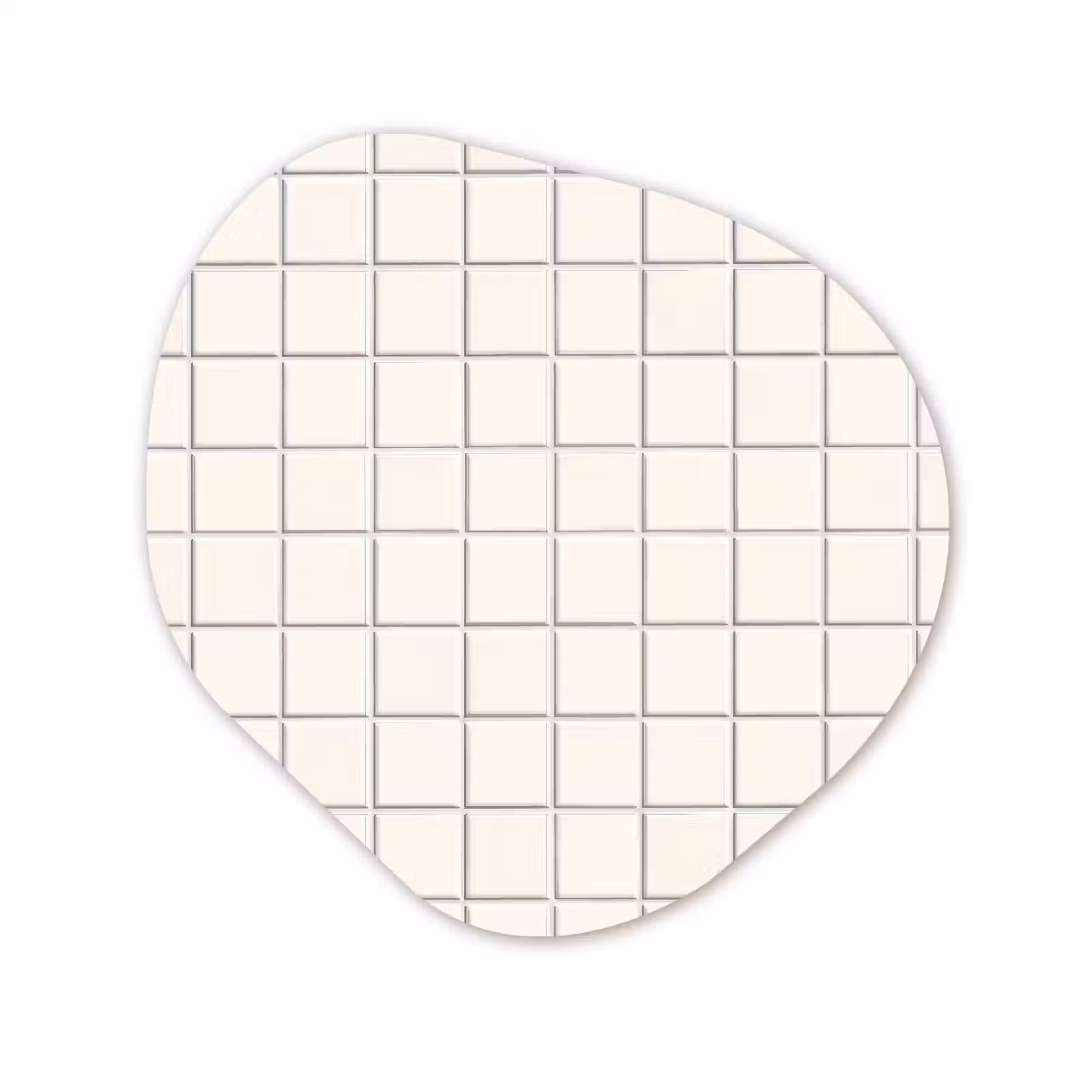 Organische vorm aluminium - Patroon - Tegels - Wit — 1