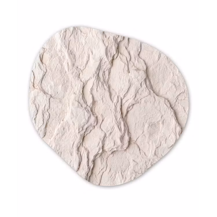 Organische vorm aluminium - Rots - Structuur - Natuur - Beige - Abstract — 1