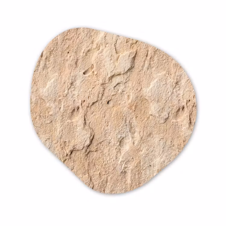 Organische vorm aluminium - Textuur - Steen - Natuur - Beige — 1