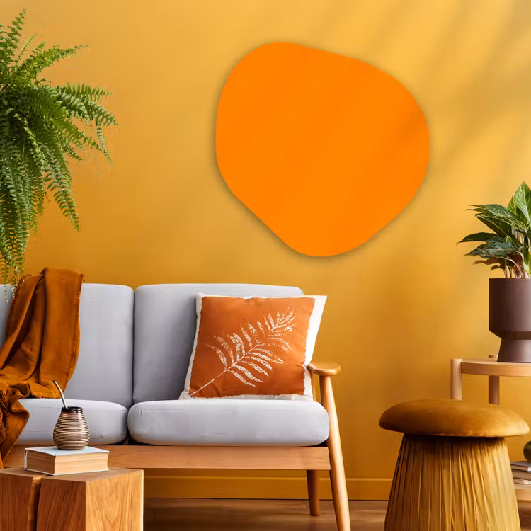 Organische vorm aluminium - Marigold - Glow - Oranje — 3