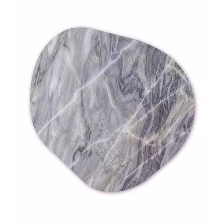 Organische vorm aluminium - Marmer - Ader - Patroon - Abstract - Grijs — 1