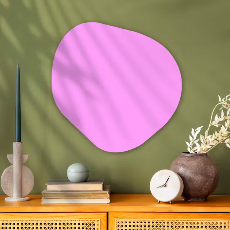 Organische vorm aluminium - Soft - Lavender - Roze — 2
